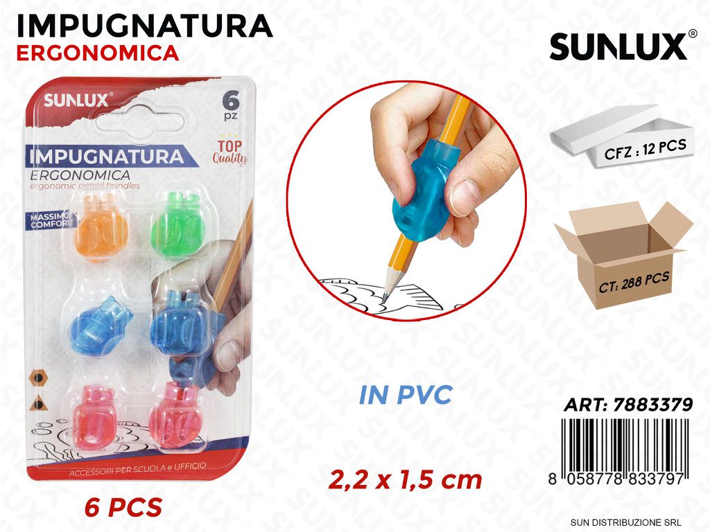 Impugnatura Ergonomica in Pvc 6PCS