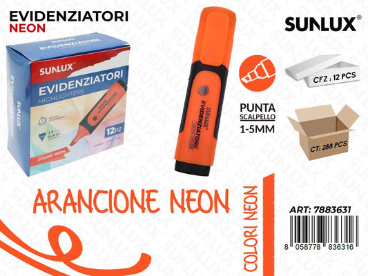 Evidenziatore Arancione Neon 1-5MM