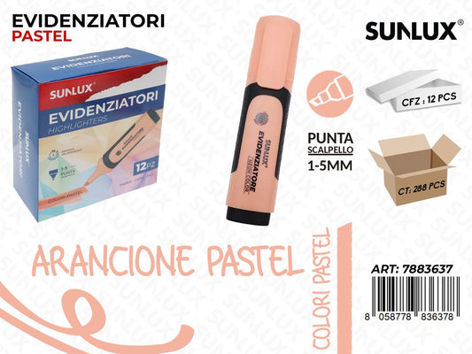 Evidenziatore Arancione Pastel 1-5MM