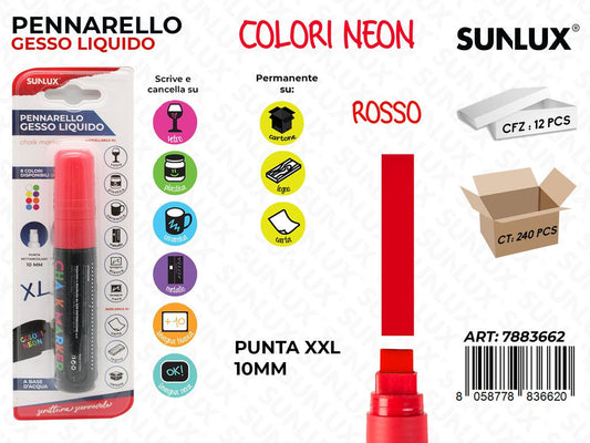 Bl. Pennarello Xxl Gesso Liqu. Rosso Neon