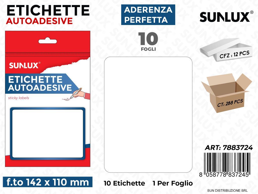 Etichette Autoadv 10PCS 142*110MM 10FF