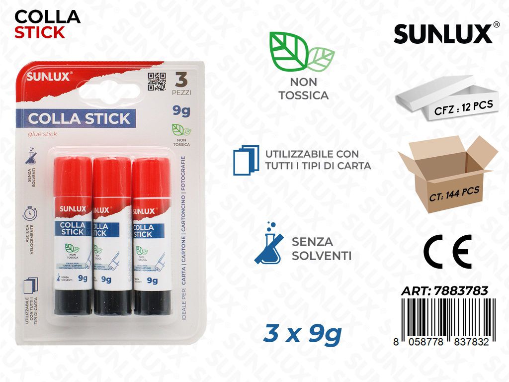 Bl. Colla Stick 9G- 3PCS