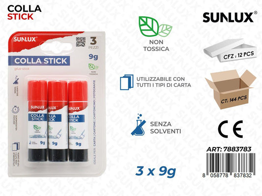 Bl. Colla Stick 9G- 3PCS