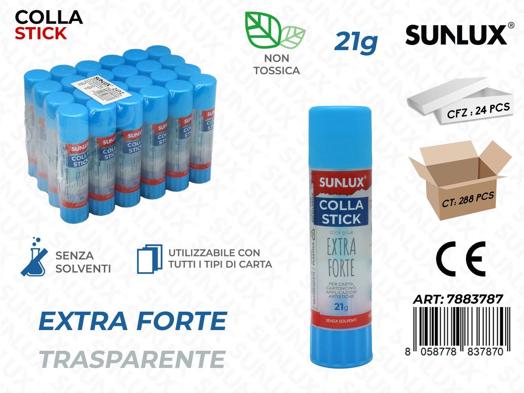 Colla Stick Extra Forte Trasp. 21G