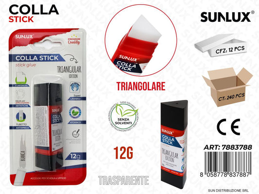 Bl. Colla Stick Triangolare Trasp. 12G