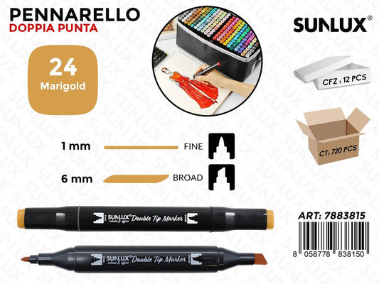 Double Tip Marker N.24 Marigold