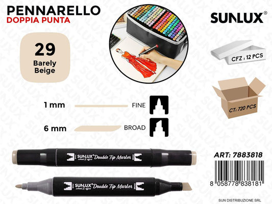 Double Tip Marker N.29 Barely Beige