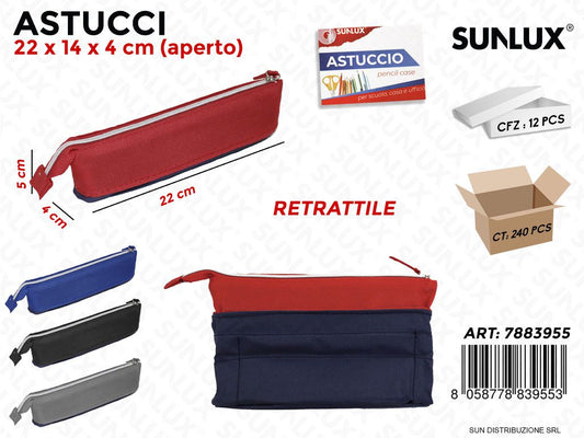 ASTUCCIO COL. ASS. RETRATTILE 22*14*4CM /PZ DA 12**