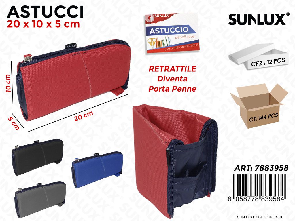 ASTUCCIO-P. PENNA RETRATT. COL. ASS. 20*10*5CM /PZ DA 12**