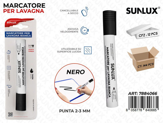 Bl. Marcatore per Lavagna Nero 2-3MM
