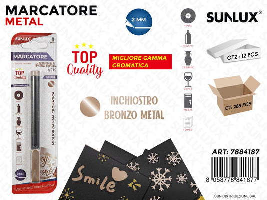 Bl. Marcatore Bronzo Metal 2MM