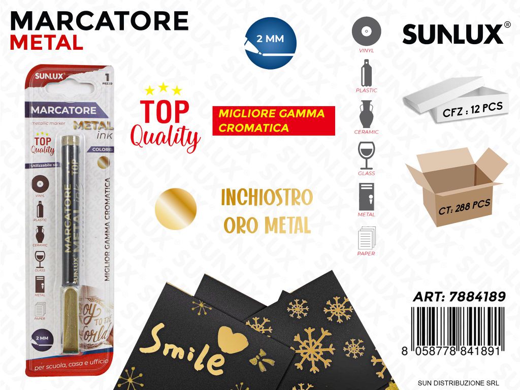 Bl. Marcatore Oro Metal 2MM
