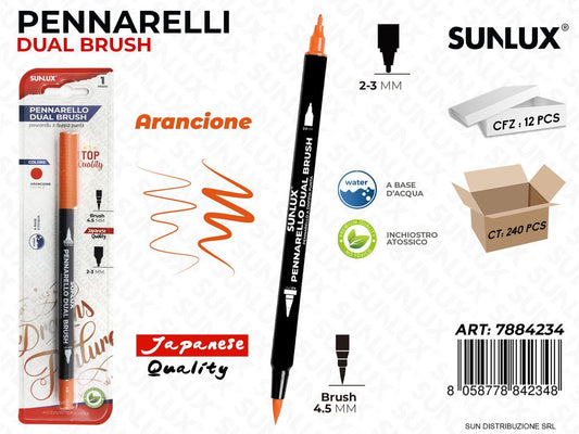 Bl. Pennarelli Dual Brush Arancione