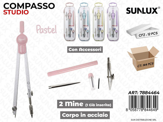 Compasso Studio 5PCS 140MM Col. Pastel