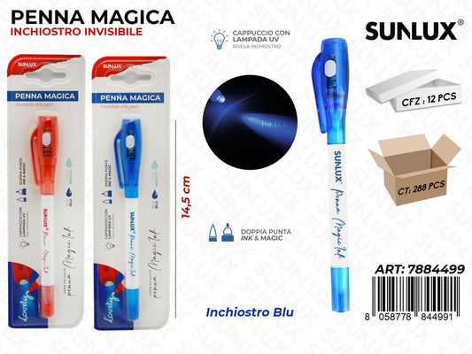 Sunlux Penna Magica Inch. Blu 14.5CM