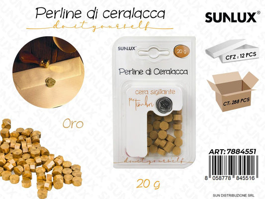 Perline di Ceralacca Oro 20G