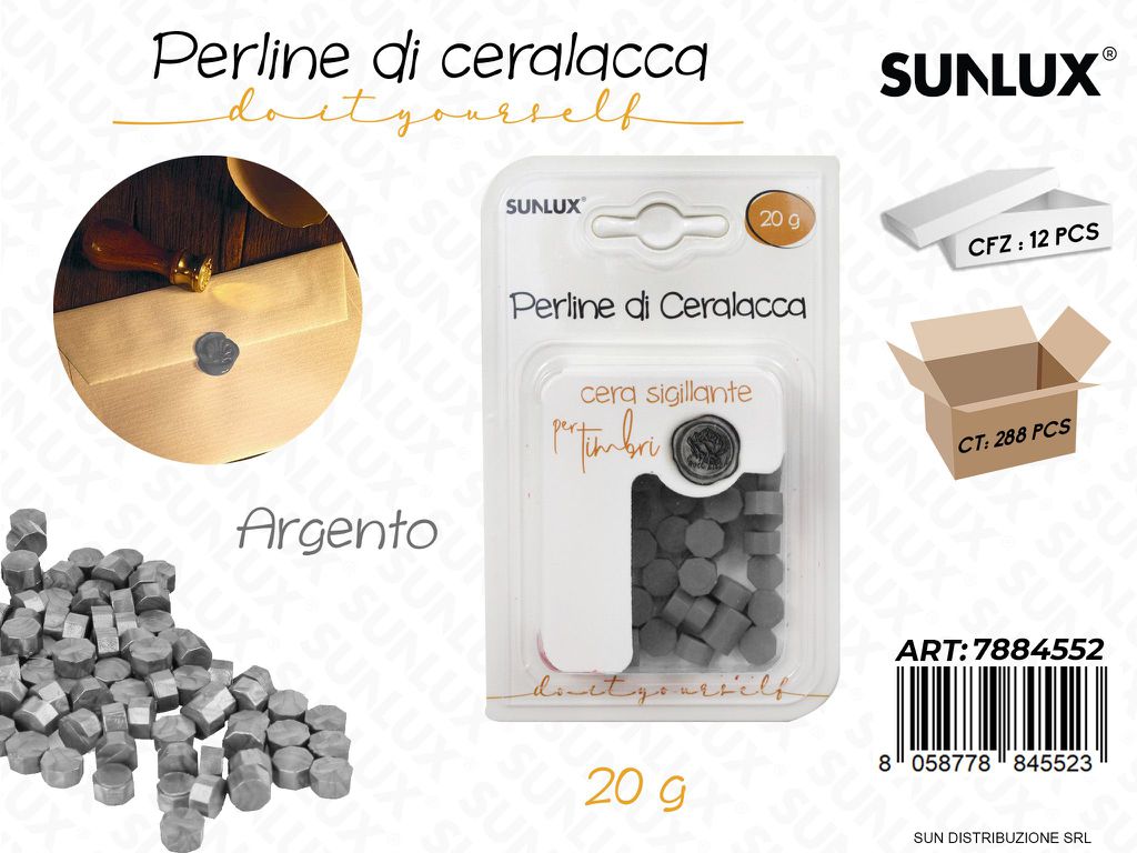 Perline di Ceralacca Argento 20G