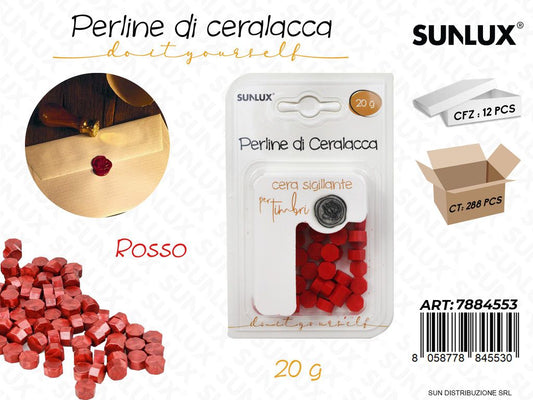 Perline di Ceralacca Rosso 20G