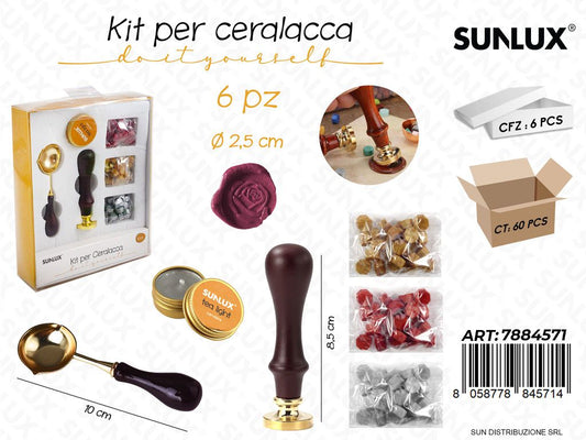 Kit per Ceralacca 6PCS Ass.