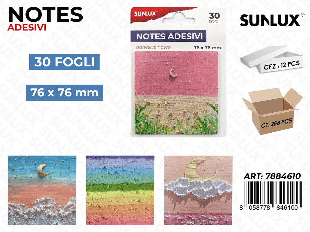 Notes Adesivi Ass. 30FF 76*76MM