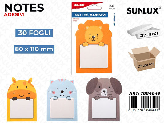 Sunlux Notes Adv Ass. 30FF 80*110MM