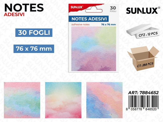 NOTES ADV ASS. 30FF 76*76MM /PZ DA 12**