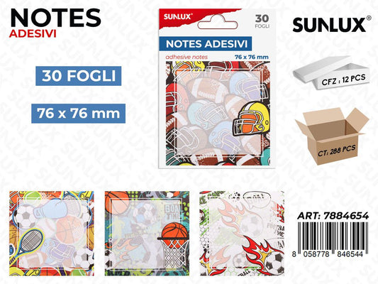 NOTES ADV ASS. 30FF 76*76MM /PZ DA 12**
