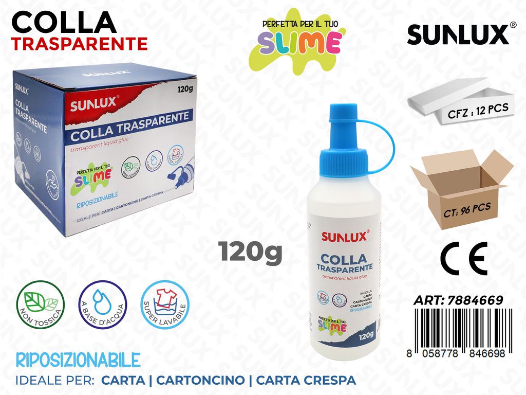 Sunlux Colla Trasp. 120GR