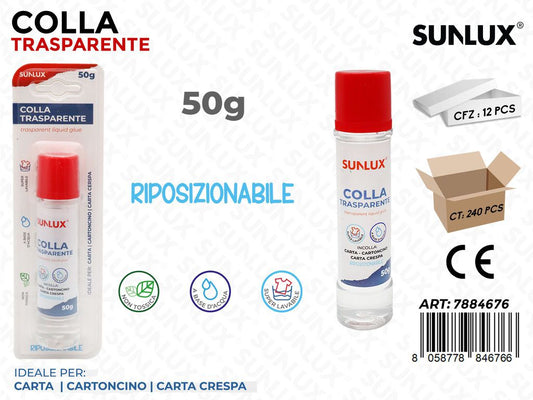 Sunlux Bl. Colla Trasp. Riposizionabile 50GR