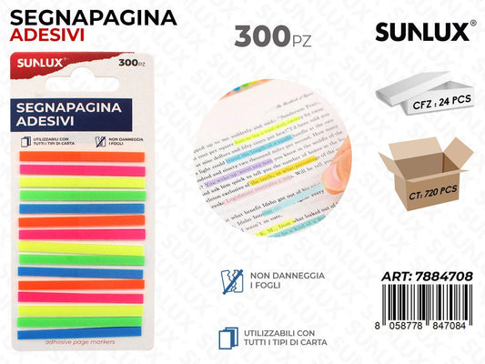 Sunlux Segnapagina Adv 50*4MM 300PCS / Pz da 24