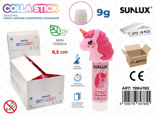 COLLA STICK UNICORNO 9GR. 8.5CM