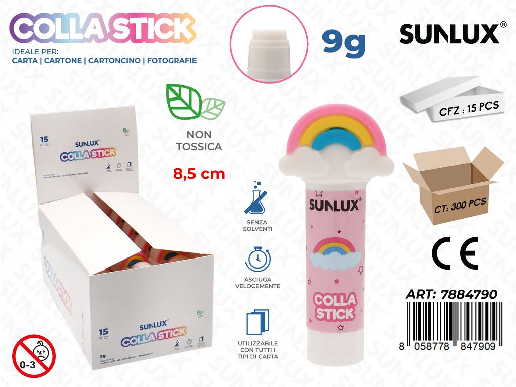 Sunlux Colla Stick Arcobaleno 9GR. 8.5CM