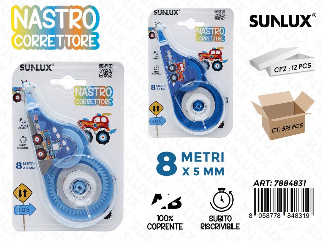 Nastro Correttore M.Truck Ass. 8Mt*5Mm