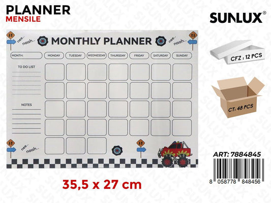 Planner Mensile M.Truck 35.5*27Cm