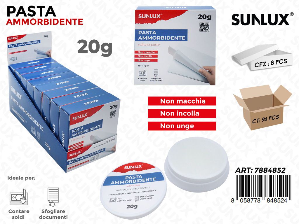 Sunlux Pasta Ammorbidente 20G