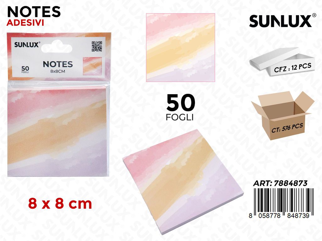Sunlux Notes Adv 50F 8*8CM