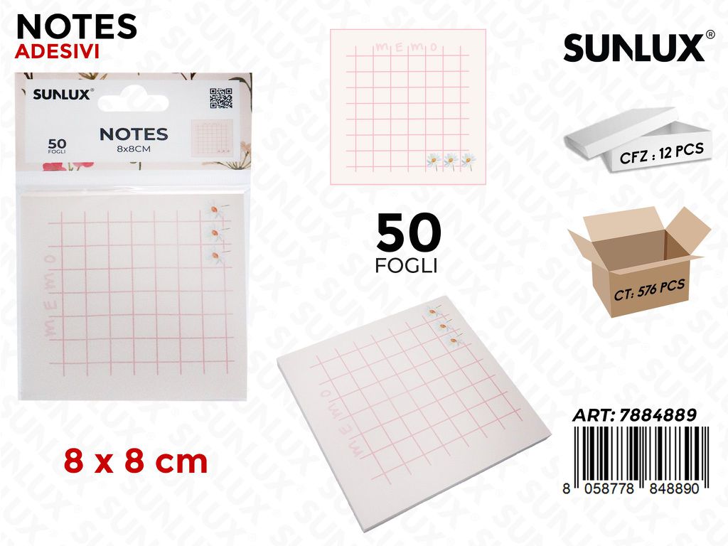 NOTES ADV 50F 8*8CM