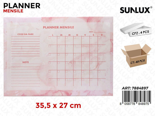 PLANNER MENSILE 35.5*27CM