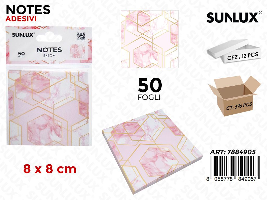 Sunlux Notes Adv 50F 8*8CM