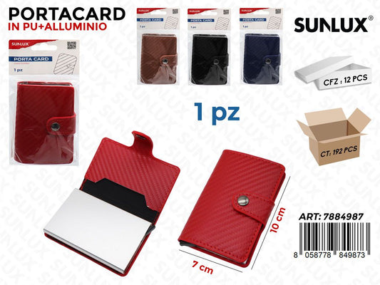 Sunlux Porta Card Allum. 7*10CM