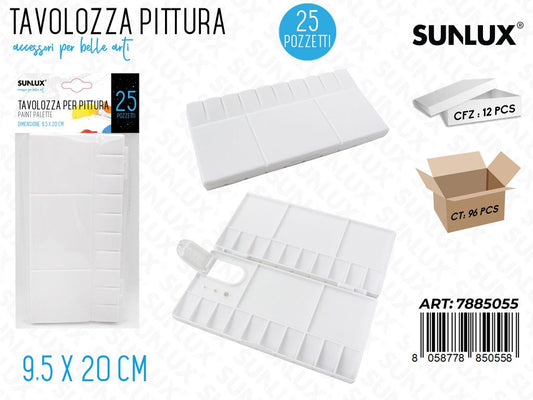 Tavolozza Colori 25FORI 20*10CM