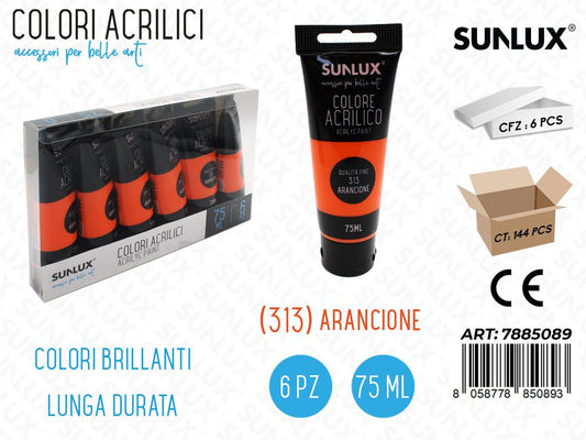 Colori Acrilico 75ML 313 Arancione