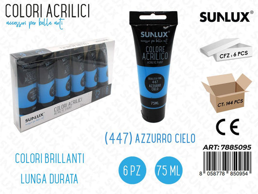 Colori Acrilico 75ML 447 Azzurro Cielo
