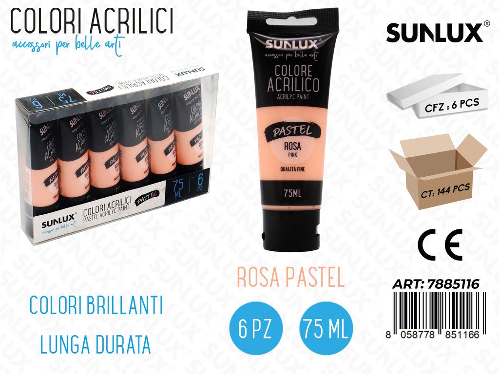 Colori Acrilici 75ML Rosa Pastel