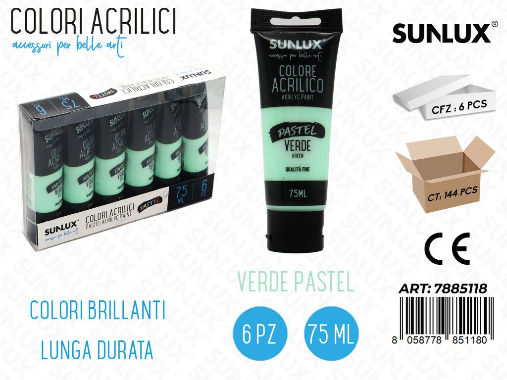Colori Acrilici 75ML Verde Pastel