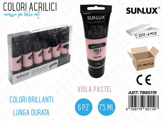 Colori Acrilici 75ML Viola Pastel