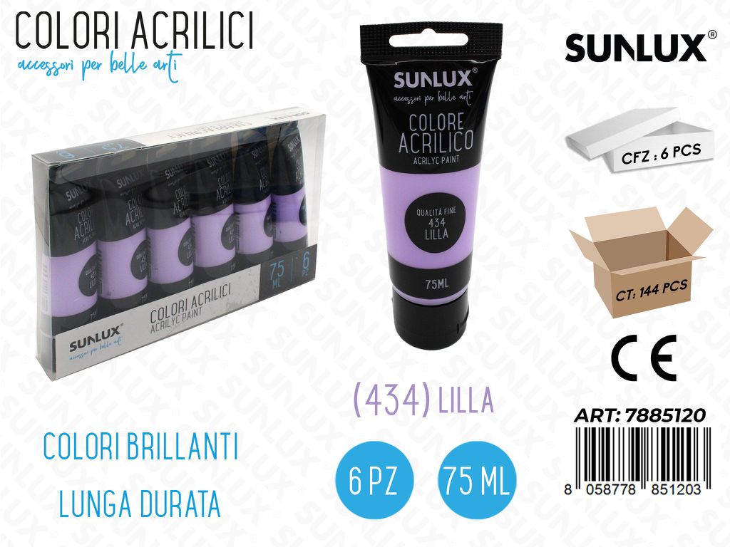 Colori Acrilici 75ML 434 Lilla