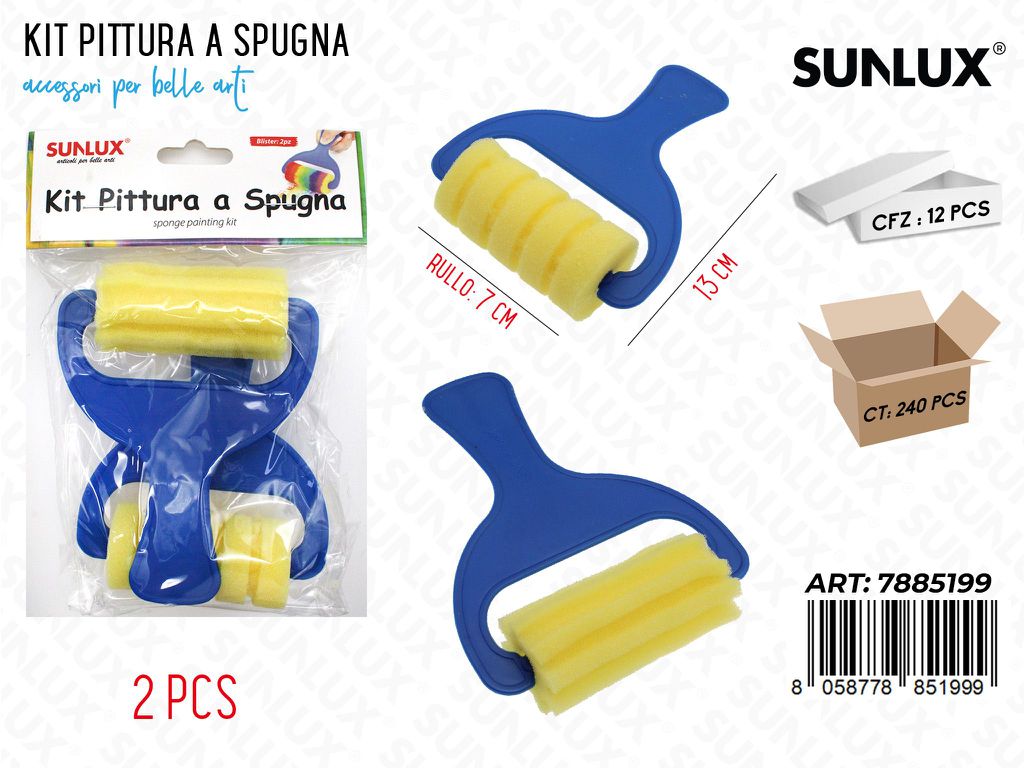 Kit Pittura in Spugna 2PCS 7*13CM