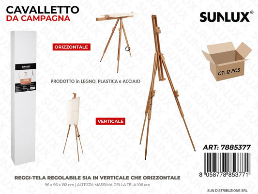 Cavalletto da Campagna Piegh. 96*96*192 Cm