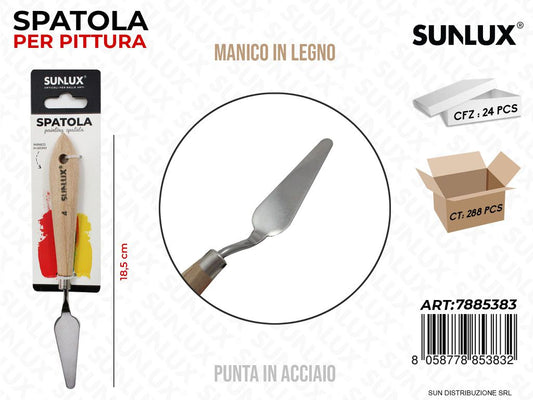 Spatola per Pittura N.4 Acciaio 18.5CM